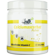 Health+ Calciumascorbat Pulver - Säurefreies Vitamin C - 250g Dose - MHD 27.09.2024