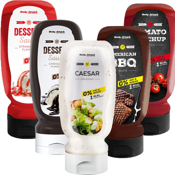 Body Attack Sauces Mixbox - 5 x 320ml